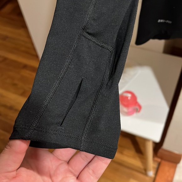 Package Deal 2 Nike running half zip size large neon yellow and black - Picture 5 of 12